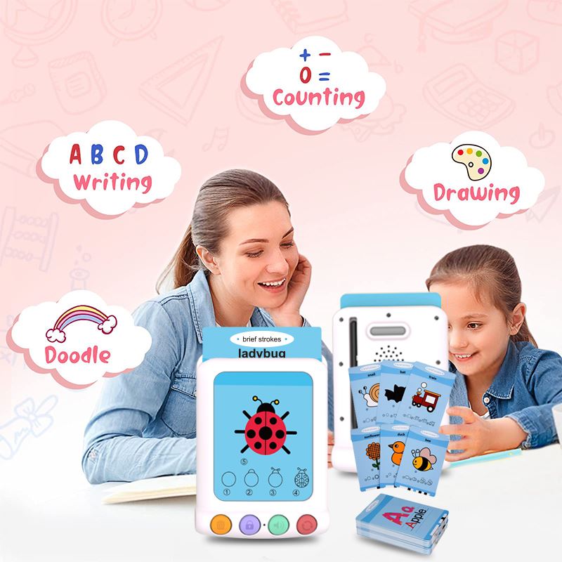 Talking Flash Cards Learning Toys – Learn, Listen, And Draw All in One!